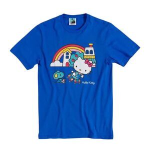 Hello Kitty Unisex Adult Fine Day T-Shirt / Blue